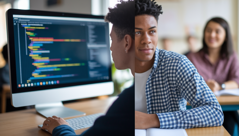 Reconversion dans le numérique : formation accélérée vs apprentissage traditionnel